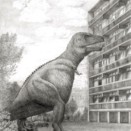 Tyrannosaurus Rex bij IJsbaan-flat (1994).jpg